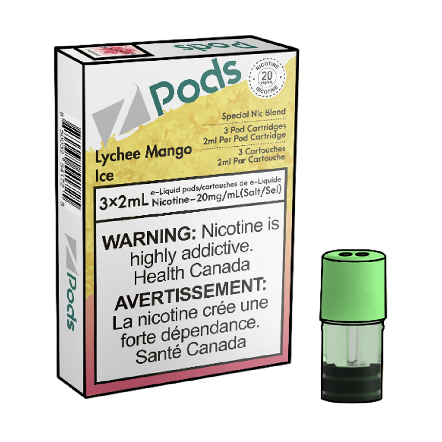 Zpods - Lychee Mango Ice