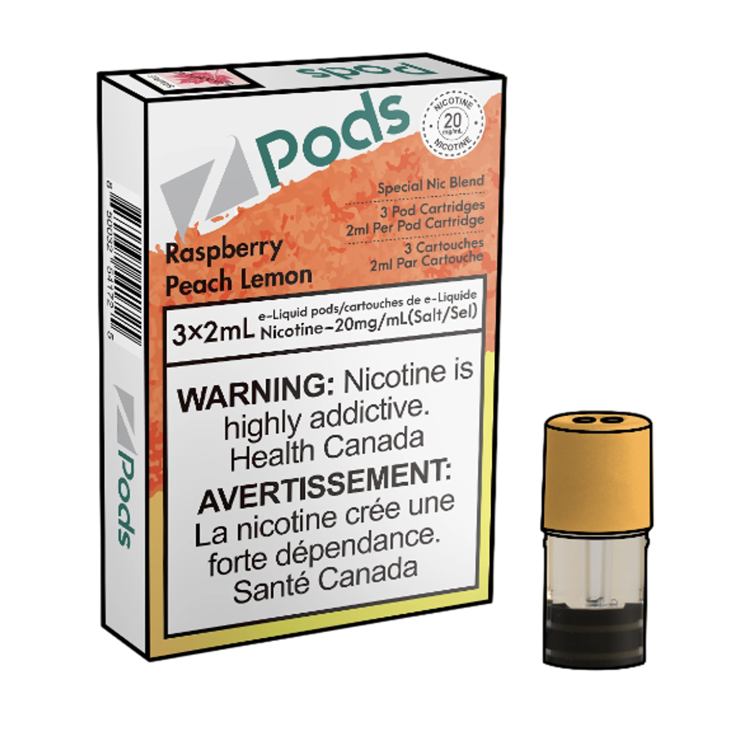 Zpods - Raspberry Peach Lemon