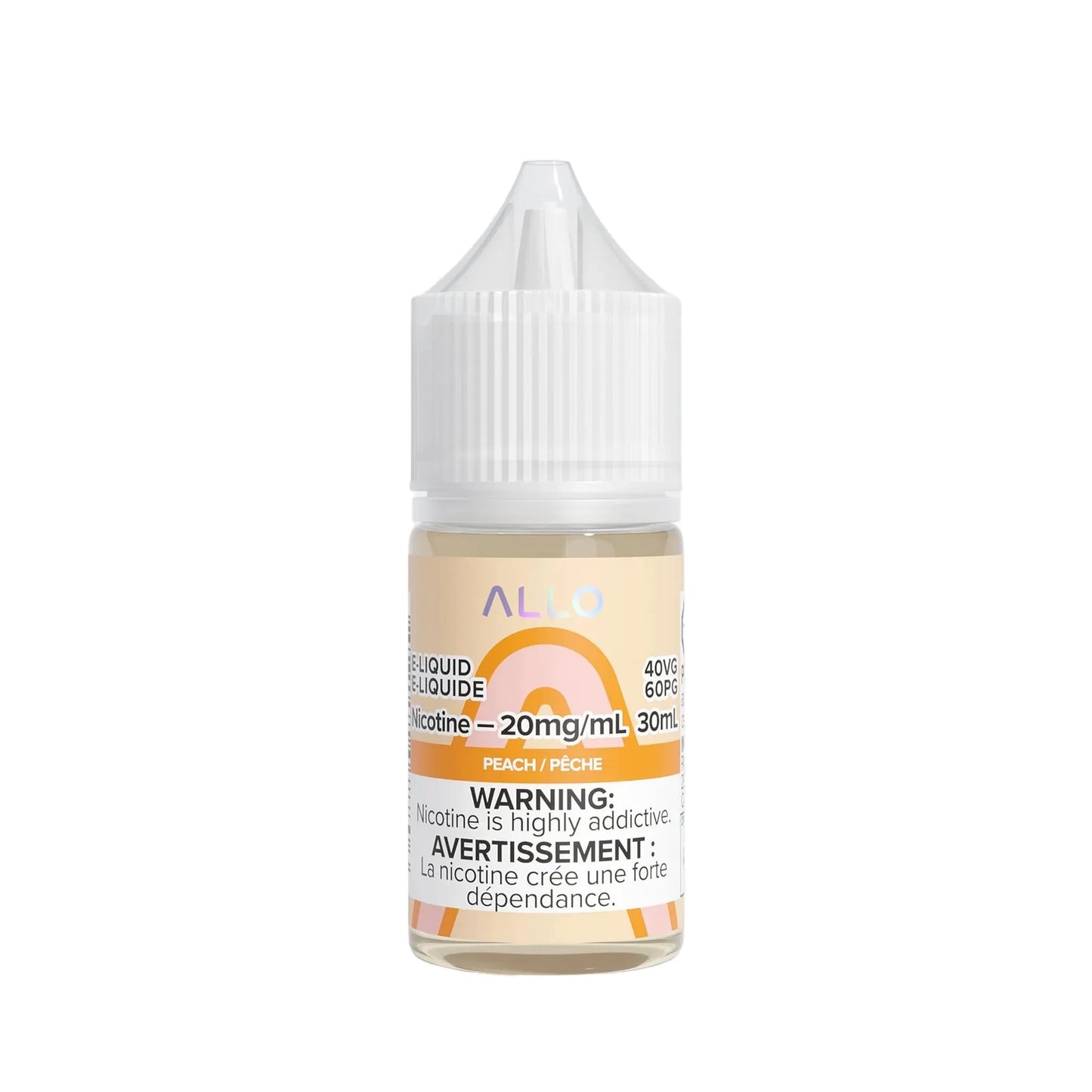 Allo - Pêche 30 ml Sel