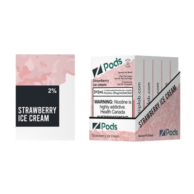 Zpods - Glace à la fraise